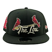 St. Louis Cardinals Black The Lou New Era 9FIFTY Snapback Hat