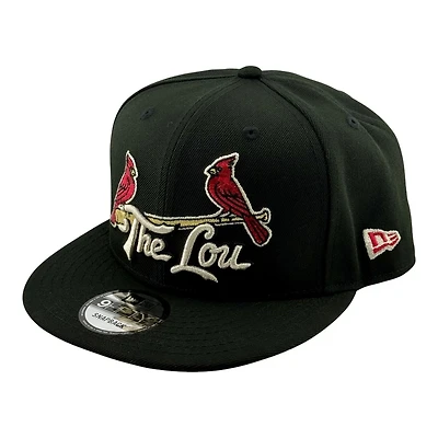 St. Louis Cardinals Black The Lou New Era 9FIFTY Snapback Hat