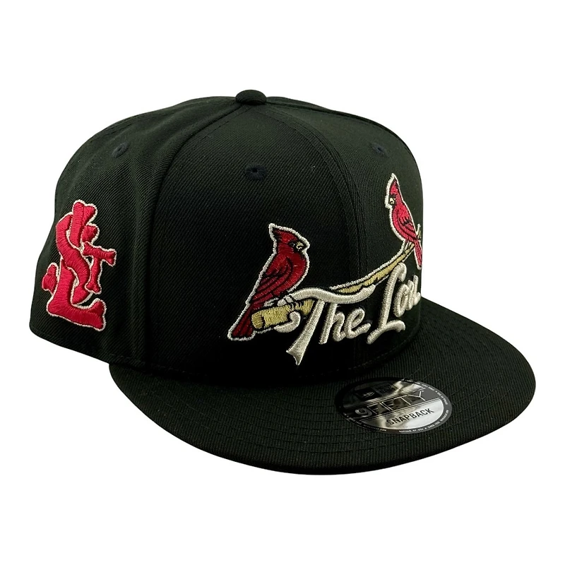 St. Louis Cardinals Black The Lou New Era 9FIFTY Snapback Hat