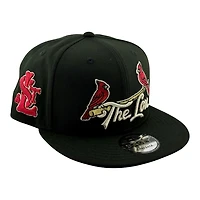 St. Louis Cardinals Black The Lou New Era 9FIFTY Snapback Hat