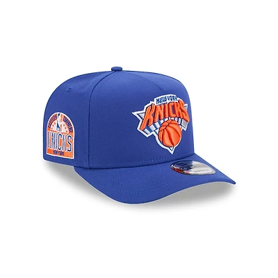 New York Knicks Royal Blue Eastern Conference Patch New Era 9FIFTY A-Frame Snapback Hat