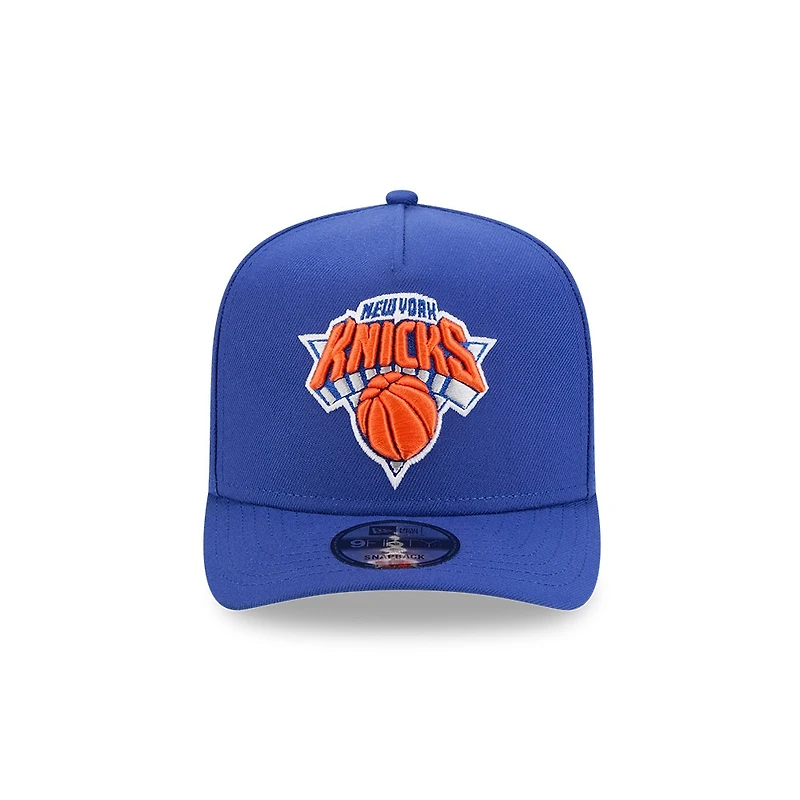 New York Knicks Royal Blue Eastern Conference Patch New Era 9FIFTY A-Frame Snapback Hat