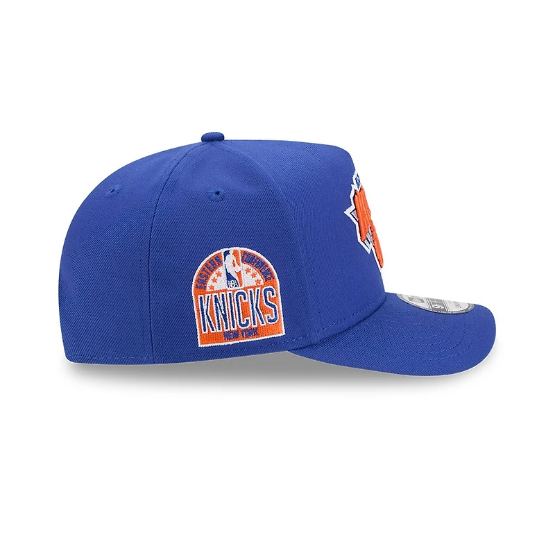 New York Knicks Royal Blue Eastern Conference Patch New Era 9FIFTY A-Frame Snapback Hat