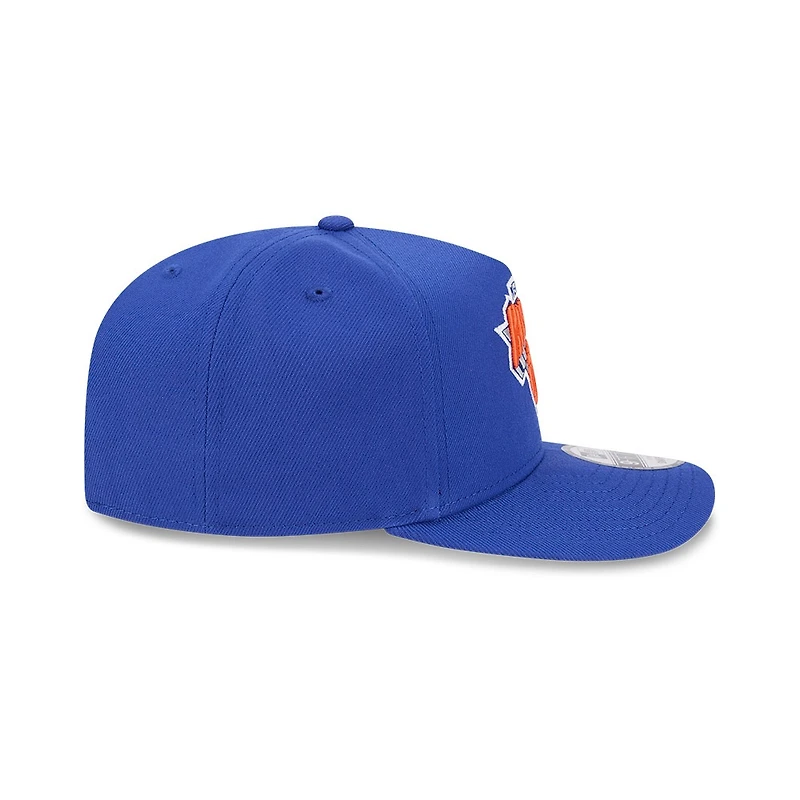 New York Knicks Royal Blue Basic New Era 9FIFTY A-Frame Snapback Hat