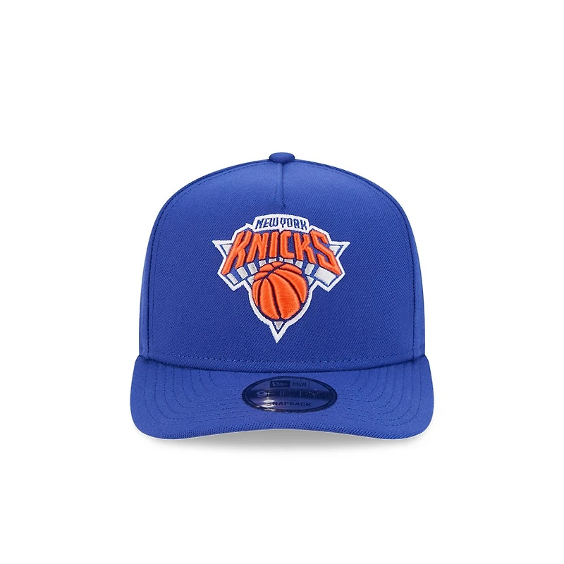 New York Knicks Royal Blue Basic New Era 9FIFTY A-Frame Snapback Hat