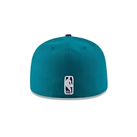 Charlotte Hornets Teal and Purple 2-Tone New Era 59FIFTY Fitted Hat