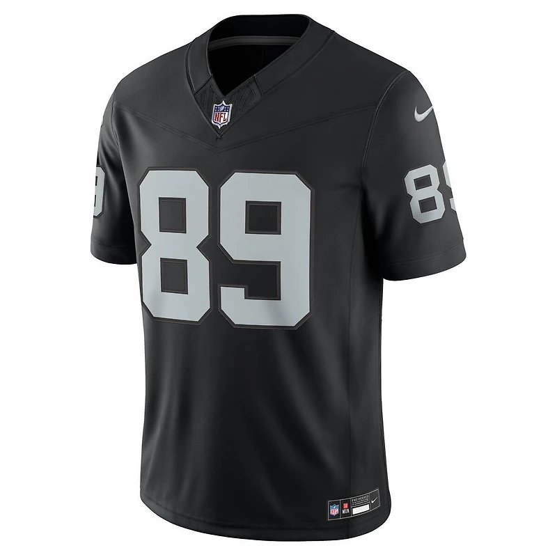 Las Vegas Raiders Brock Bowers Black Nike Vapor F.U.S.E Stitched Limited Jersey