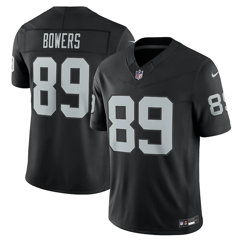 Las Vegas Raiders Brock Bowers Black Nike Vapor F.U.S.E Stitched Limited Jersey