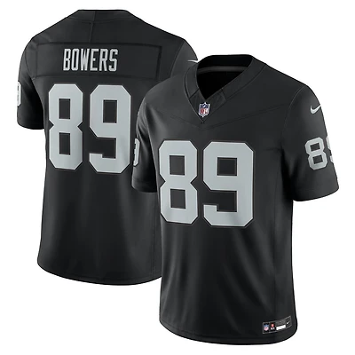 Las Vegas Raiders Brock Bowers Black Nike Vapor F.U.S.E Stitched Limited Jersey