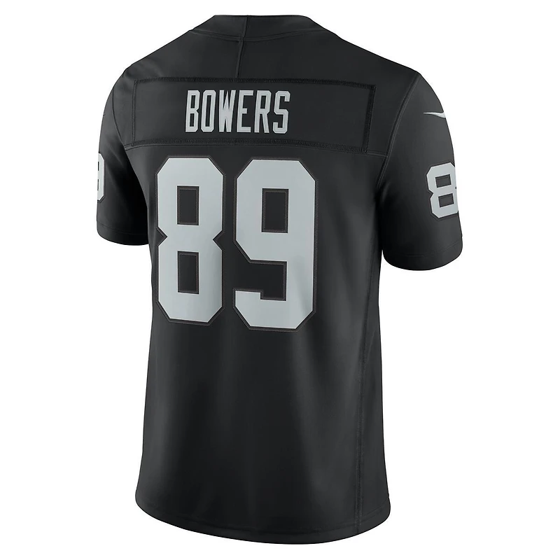 Las Vegas Raiders Brock Bowers Black Nike Vapor F.U.S.E Stitched Limited Jersey