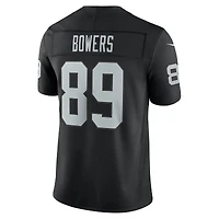 Las Vegas Raiders Brock Bowers Black Nike Vapor F.U.S.E Stitched Limited Jersey