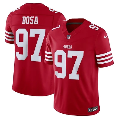 San Francisco 49ers Nick Bosa Scarlet Nike Vapor F.U.S.E Stitched Limited Jersey