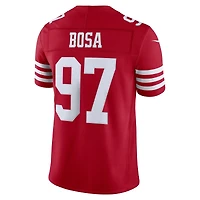 San Francisco 49ers Nick Bosa Scarlet Nike Vapor F.U.S.E Stitched Limited Jersey