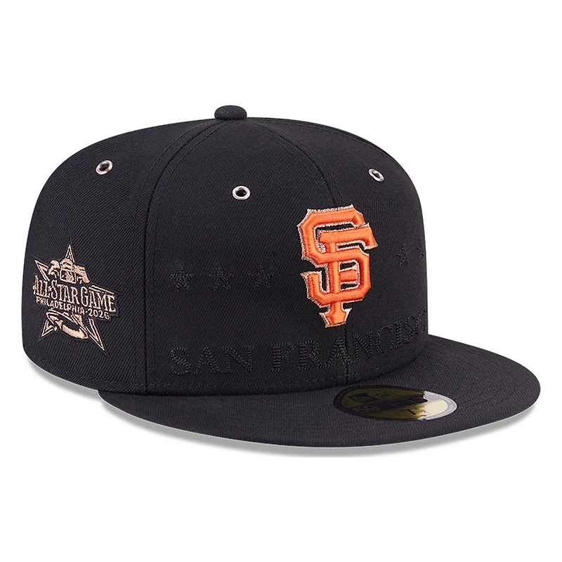 San Francisco Giants Black 2026 All-Star Game New Era 59FIFTY Fitted Hat