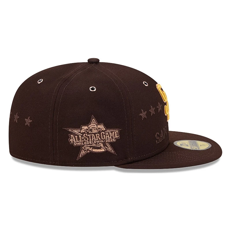 San Diego Padres Brown 2026 All-Star Game New Era 59FIFTY Fitted Hat