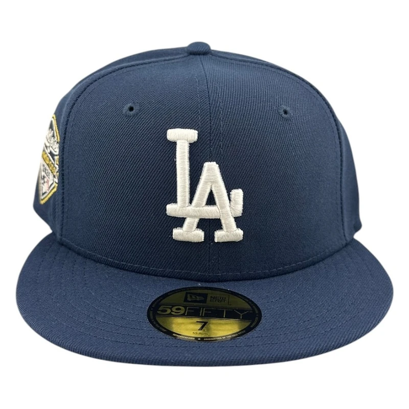 Los Angeles Dodgers Oceanblue 2025 World Series Champions New Era 59FIFTY Fitted Hat