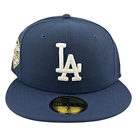 Los Angeles Dodgers Oceanblue 2025 World Series Champions New Era 59FIFTY Fitted Hat
