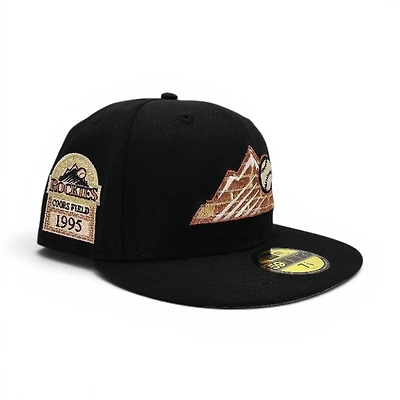 Colorado Rockies Brick by Black Leon the Lab Coors Field Patch Grey UV New Era 59FIFTY Fitted Hat