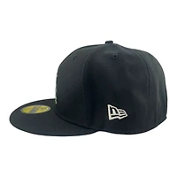 Los Angeles Dodgers Black Graphite Rose Father's Day Collection UV New Era 59FIFTY Fitted Hat