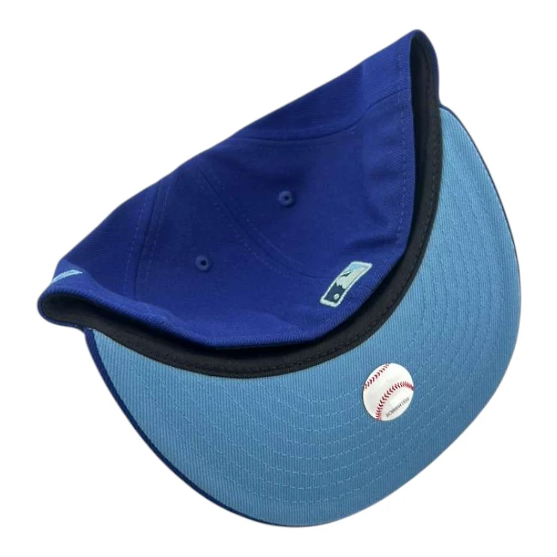 Los Angeles Dodgers Royal and Blue Rose Father's Day Collection Icy UV New Era 59FIFTY Fitted Hat