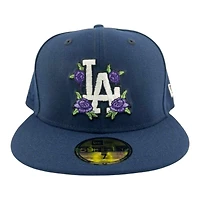 Los Angeles Dodgers Oceanside Lavender Rose Father's Day Collection UV New Era 59FIFTY Fitted Hat