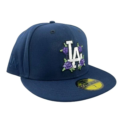 Los Angeles Dodgers Oceanside Lavender Rose Father's Day Collection UV New Era 59FIFTY Fitted Hat