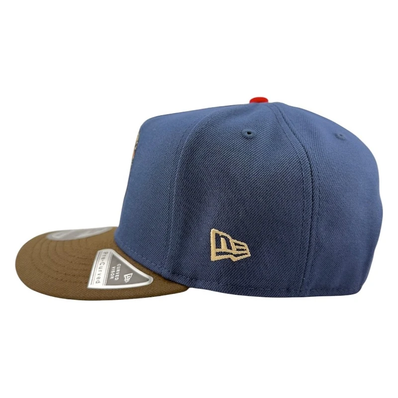 Los Angeles Dodgers Ocean Blue and Brown Palm Tree New Era 9FIFTY A-Frame Snapback Hat