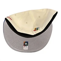 Puerto Rico Coqui Chrome and Royal Flag Patch Gray UV New Era 59FIFTY Fitted Hat