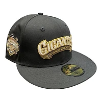 San Francisco Giants Black and Gold Gigantes Patch Pink UV New Era 59FIFTY Fitted Hat