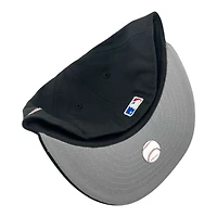 Los Angeles Dodgers Black Script National League Patch Gray UV New Era 59FIFTY Fitted Hat