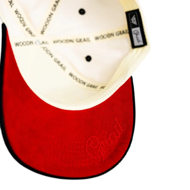 Utah Utes Cream and Black Corduroy Mountain Woodn Grail Snapback Hat