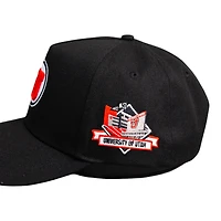 Utah Utes Black Stadium Patch Woodn Grail Snapback Hat