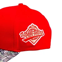 Utah Utes Red and Camo The U Woodn Grail Snapback Hat