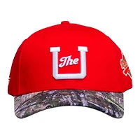 Utah Utes Red and Camo The U Woodn Grail Snapback Hat