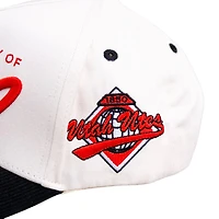 Utah Utes Cream and Red Flipped Script Woodn Grail Snapback Hat