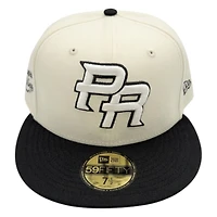 Puerto Rico Chrome and Black Camo Script Patch WBC New Era 59FIFTY Fitted Hat