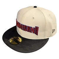 Dominican Republic Chrome and Black Camo Flag Patch WBC New Era 59FIFTY Fitted Hat