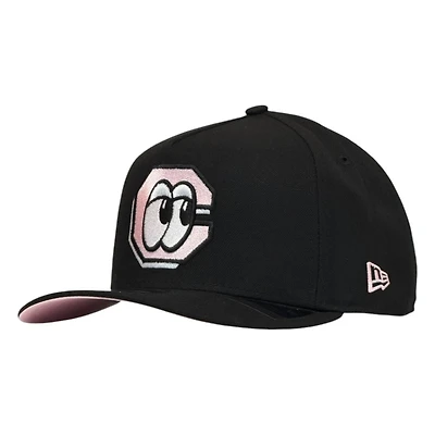 Chattanooga Lookouts Black and Pink Inaugural Season 2026 New Era 9FIFTY A-Frame Snapback Hat