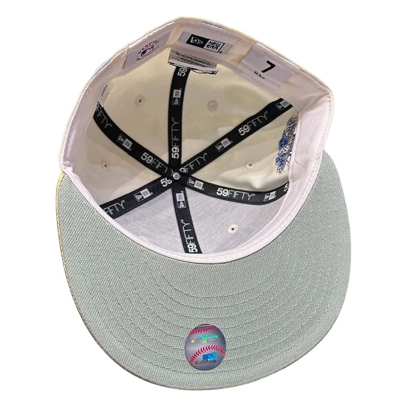 San Francisco Giants x Oakland Athletics Chrome and Metallic Gold Battle of the Bay Patch New Era 59FIFTY Fitted Hat