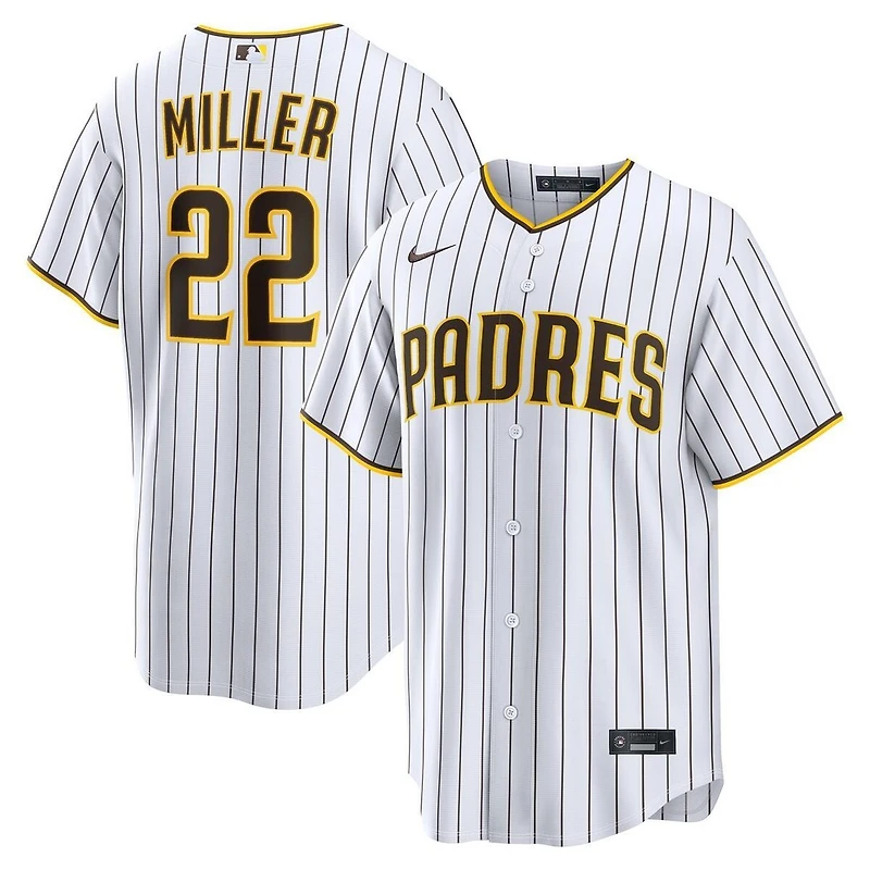 San Diego Padres Mason Miller White Home Nike Replica Jersey