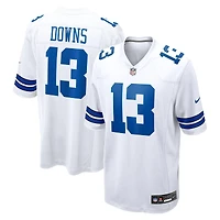 Dallas Cowboys Caleb Downs White and Royal Home Nike Game Jersey