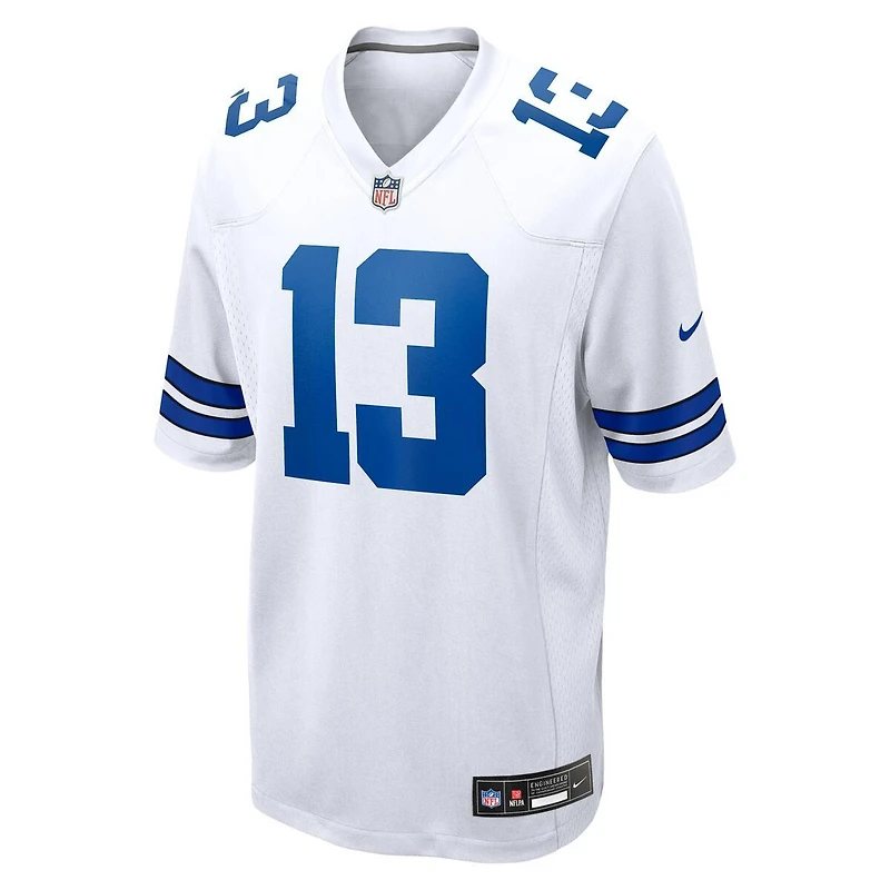 Dallas Cowboys Caleb Downs White and Royal Home Nike Game Jersey
