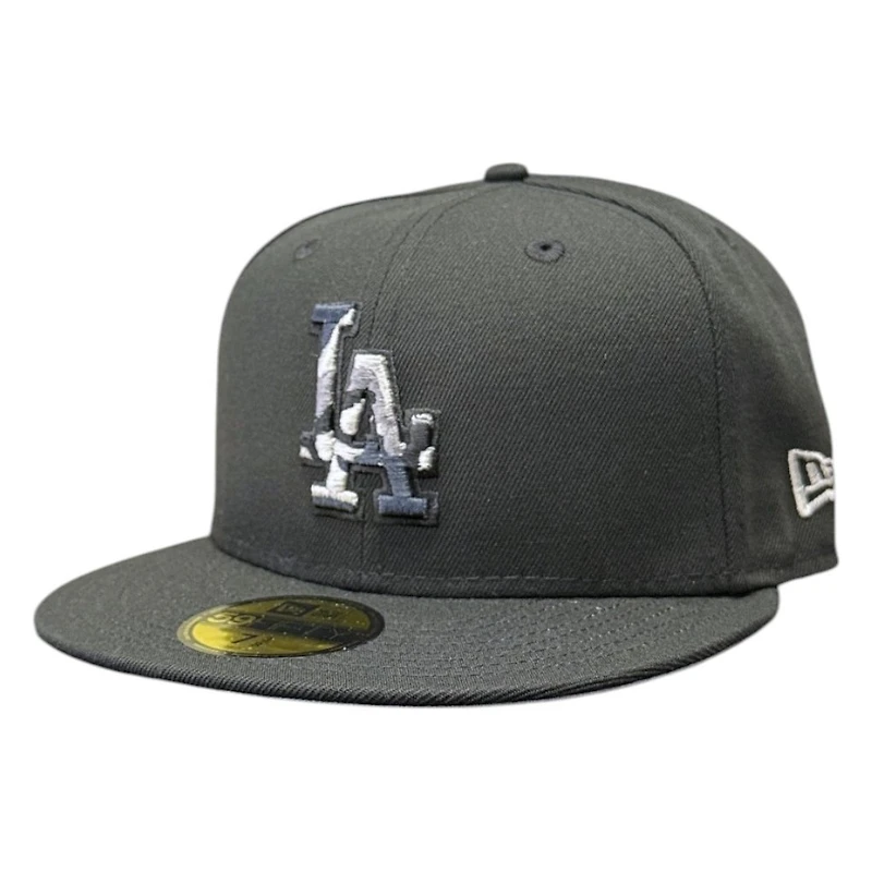 Los Angeles Dodgers Black with Camo Logo New Era 59FIFTY Fitted Hat