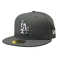 Los Angeles Dodgers Black with Camo Logo New Era 59FIFTY Fitted Hat
