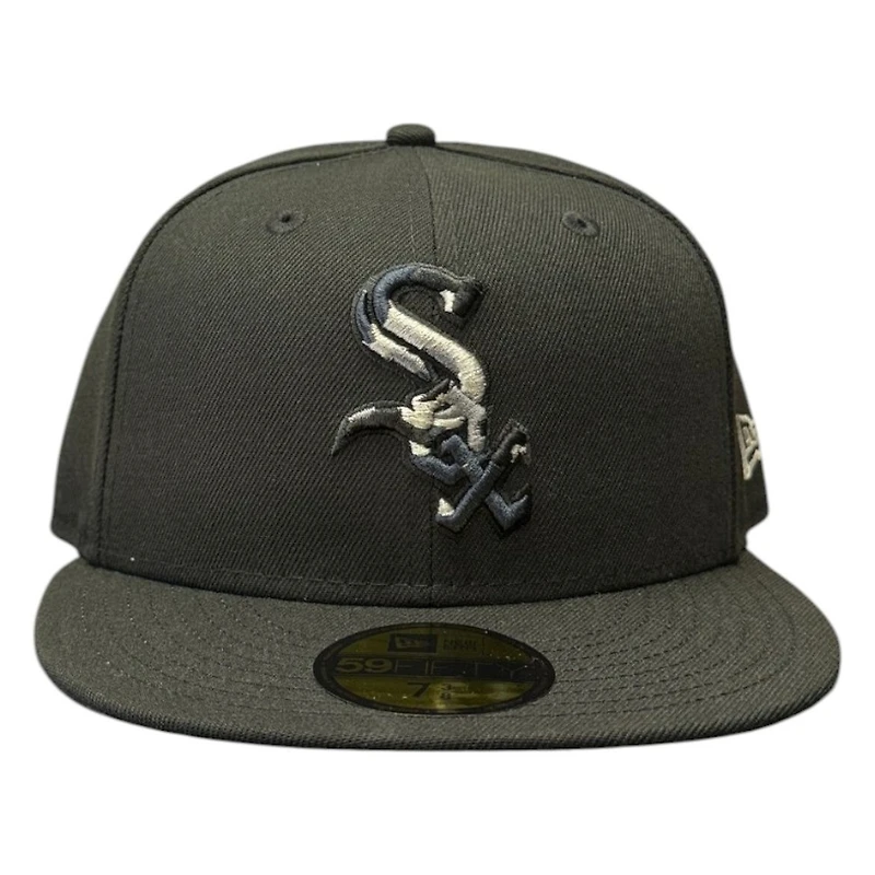Chicago White Sox Black with Camo Logo New Era 59FIFTY Fitted Hat