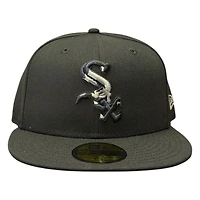 Chicago White Sox Black with Camo Logo New Era 59FIFTY Fitted Hat