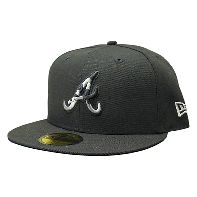 Atlanta Braves Black with Camo Logo New Era 59FIFTY Fitted Hat