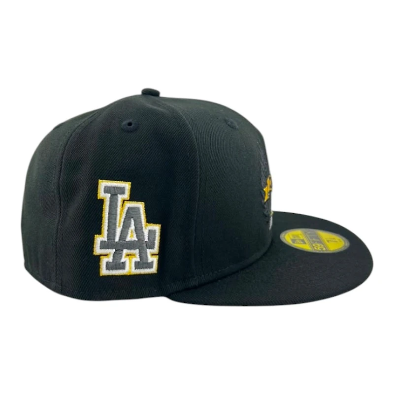 Los Angeles Dodgers Black Parade "Night Series" LA Logo Patch UV New Era 59FIFTY Fitted Hat
