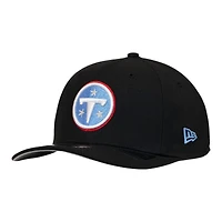 Tennessee Titans Black New Era 9SEVENTY Stretch Snapback Hat