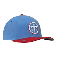 Tennessee Titans Radiant Blue Two Tone New Era 9SEVENTY Stretch Snapback Hat